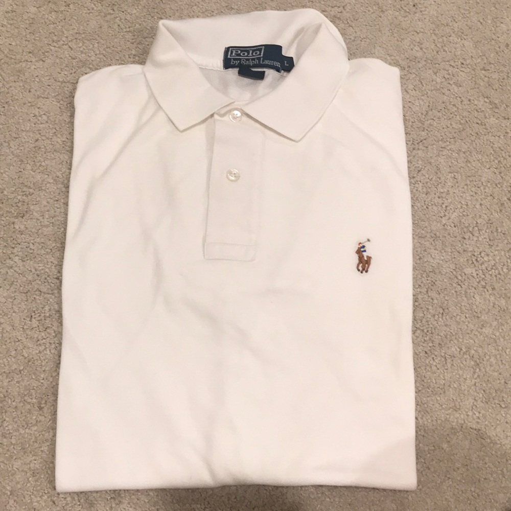 White polo shirt